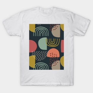 Sunset and Rainbow Pattern T-Shirt